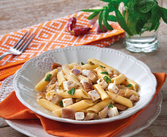 Penne melanzane e menta