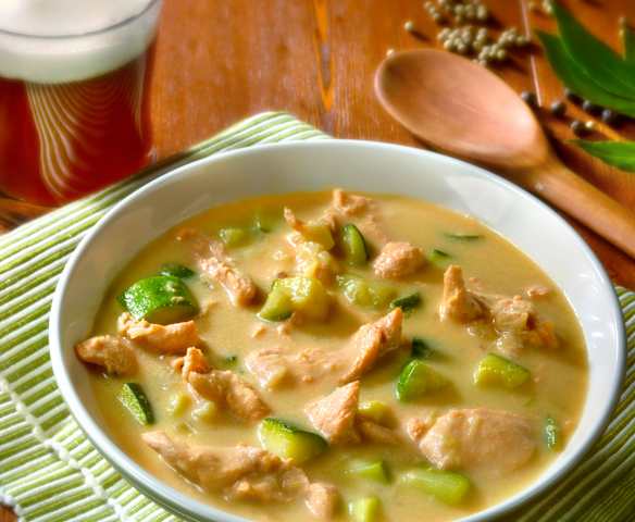 Pollo alla birra bruna