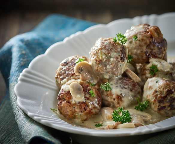 Fleischbällchen in Pilzsauce