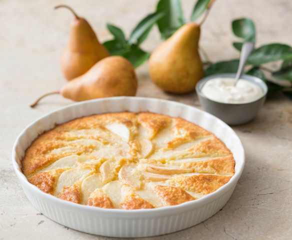 Almond and pear tart Almond and pear tart