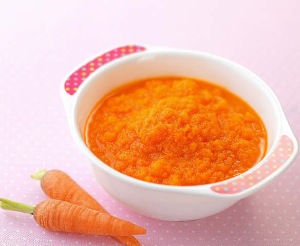胡萝卜泥(7~9个月辅食)