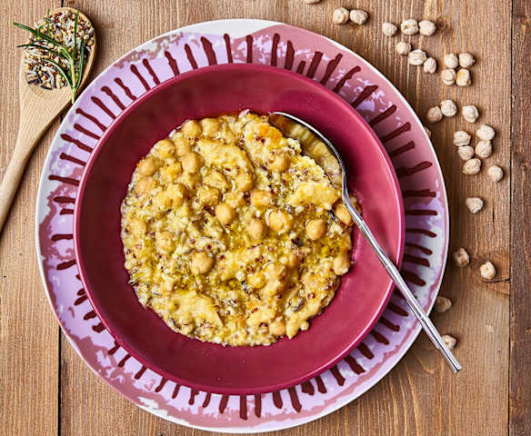 Minestra di cereali e ceci Minestra di cereali e ceci