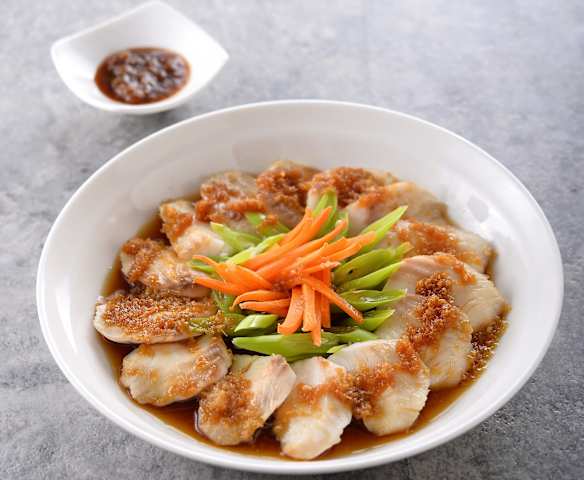 薑汁時蔬蒸魚
