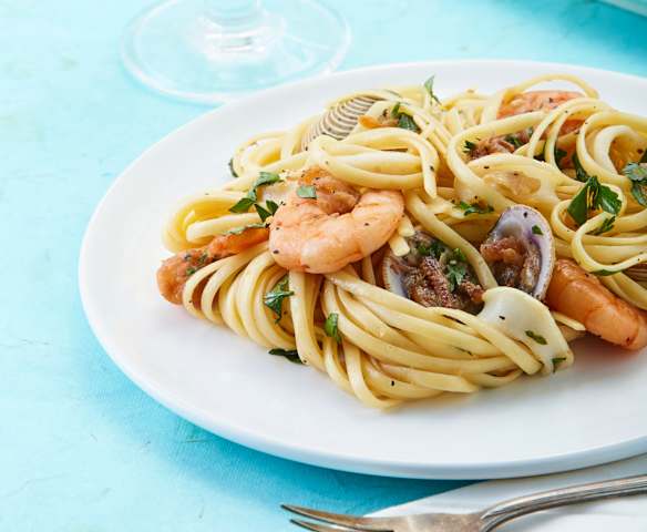Linguini frutti di mare para 2 Linguini frutti di mare para 2