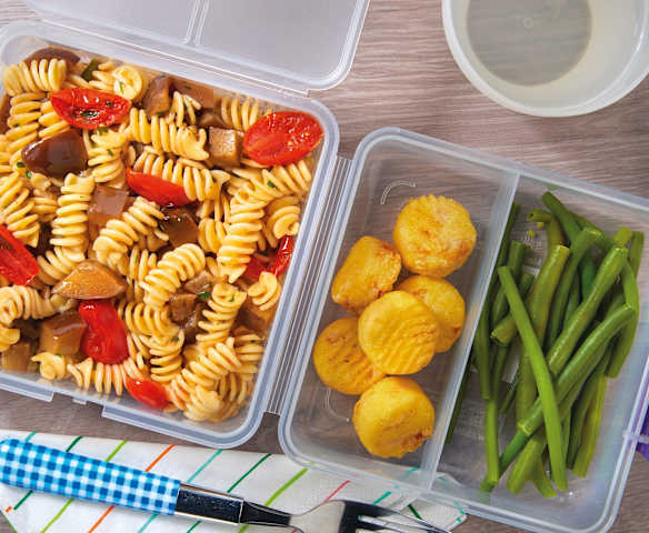 Fusilli con melanzane al funghetto
