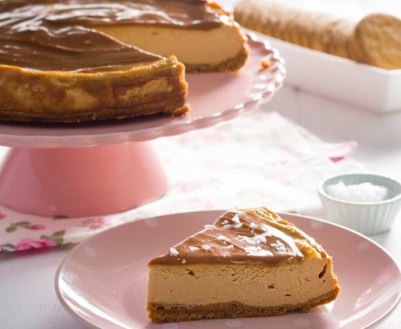 Cheesecake de dulce de leche