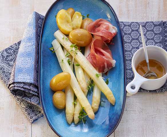 Spargel mit Kartoffeln
