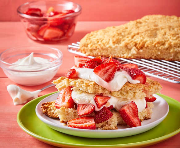 Shortcake de fresa