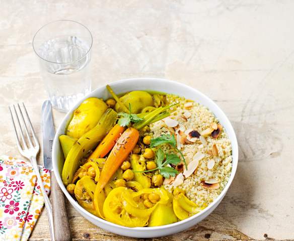 Tajine de légumes-racine au carvi