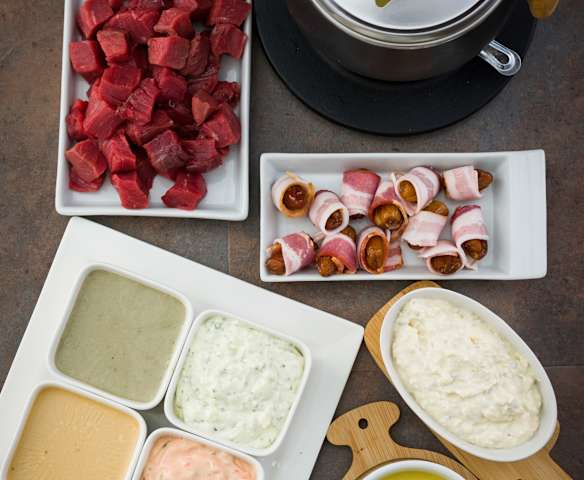 Fondue de carne (borgoña) Fondue de carne (borgoña)
