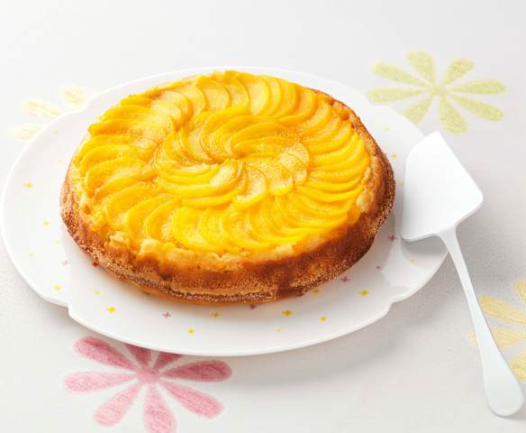 Torta rovesciata alle pesche