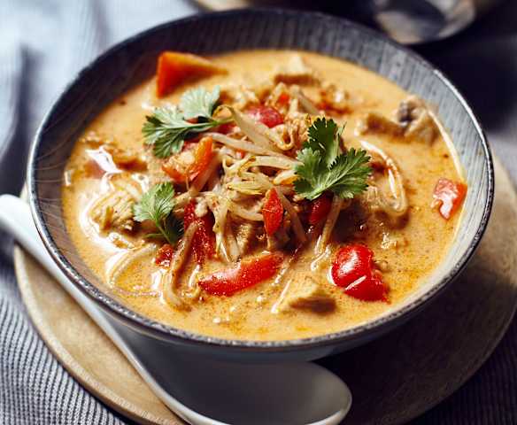 Kokossuppe Tom Kha Gai