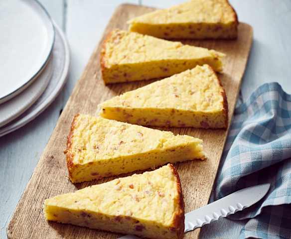 Schneller Zwiebelkuchen ohne Boden