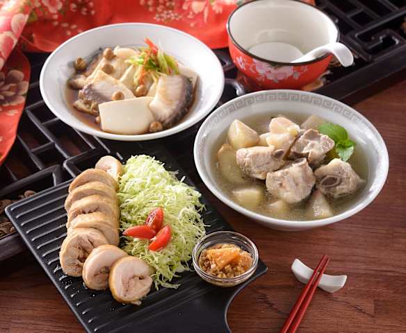 冬梨排骨湯、魚片蒸豆腐&酒釀鳳梨雞