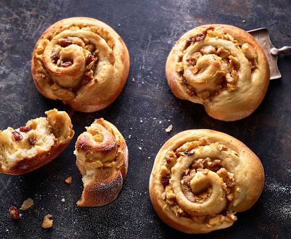 Quitten-Marzipan-Schnecken