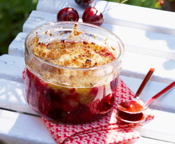 Crumble aux fruits rouges