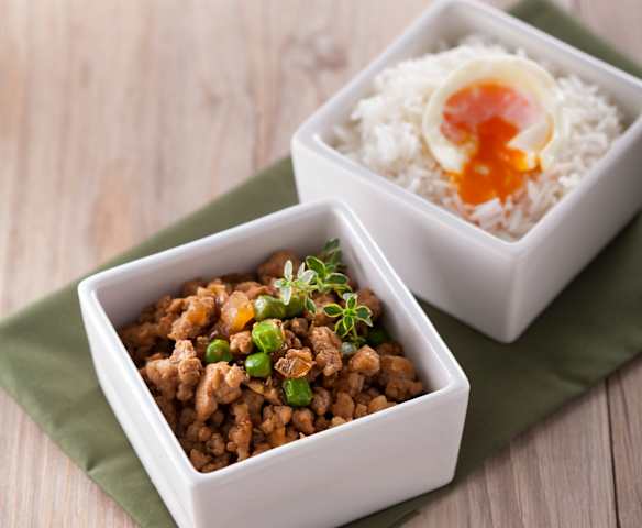 Braised Pork and Egg with Rice