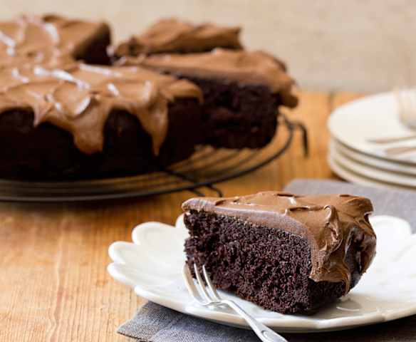 Chocolate Bean Cake with Coconut Butter Cream Frosting Chocolate Bean Cake with Coconut Butter Cream Frosting