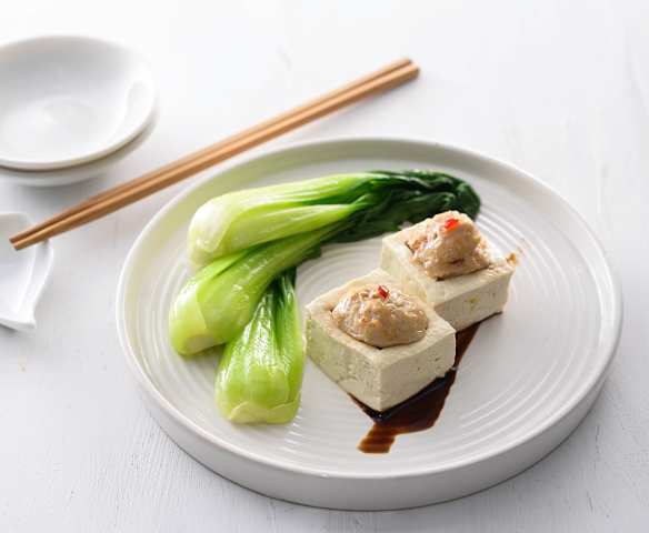 雞蓉鑲豆腐