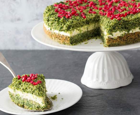 Spinach and lemon cream cake (gluten free) Spinach and lemon cream cake (gluten free)