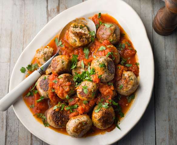 Tuna Meatballs with Tomato Sauce - Polpette di tonno con salsa di pomodoro