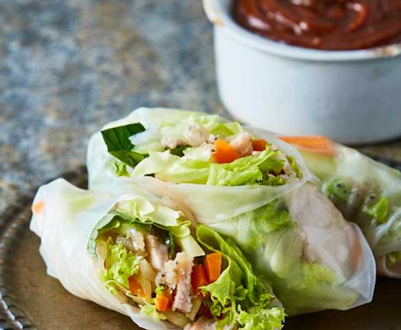 Goi cuon (Rollos vietnamitas de cerdo)