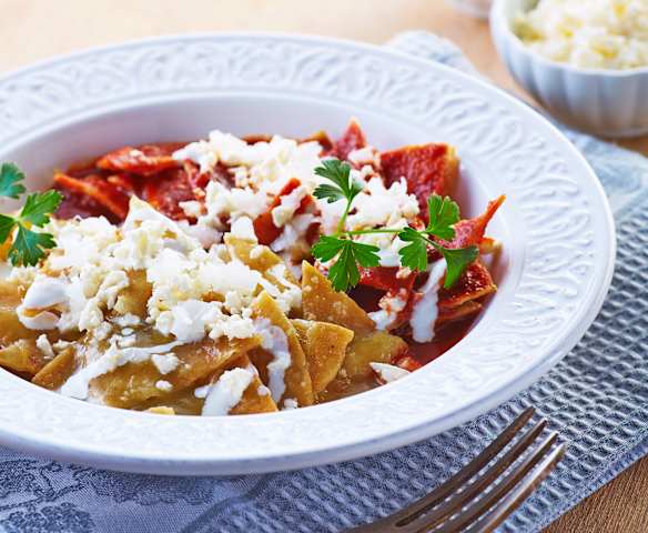 Chilaquiles divorciados