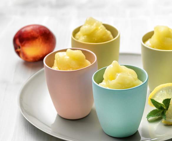 Quick fruit sorbet