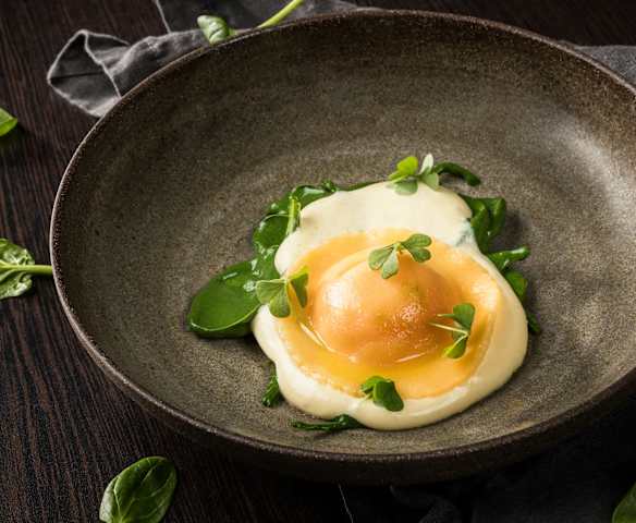 Dotterravioli | Spinat | Trüffel