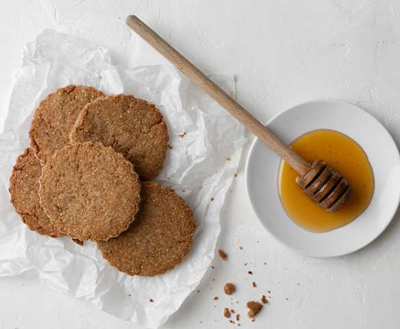 Galletas integrales de miel