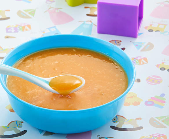 Papilla de papaya y mango