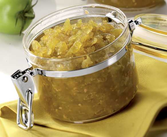 Marmellata di pomodori verdi