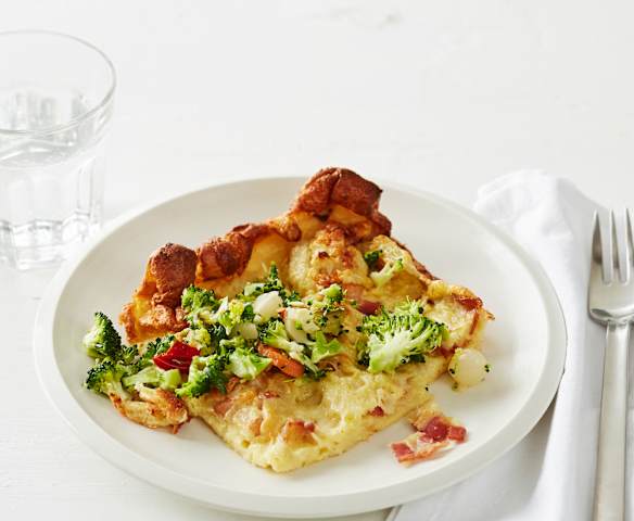 Ofenpfannkuchen mit Speck Ofenpfannkuchen mit Speck