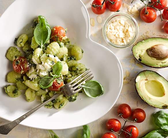 Gnocchi s avokádem Gnocchi s avokádem