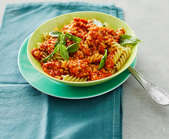 Tofu-Bolognese Tofu-Bolognese