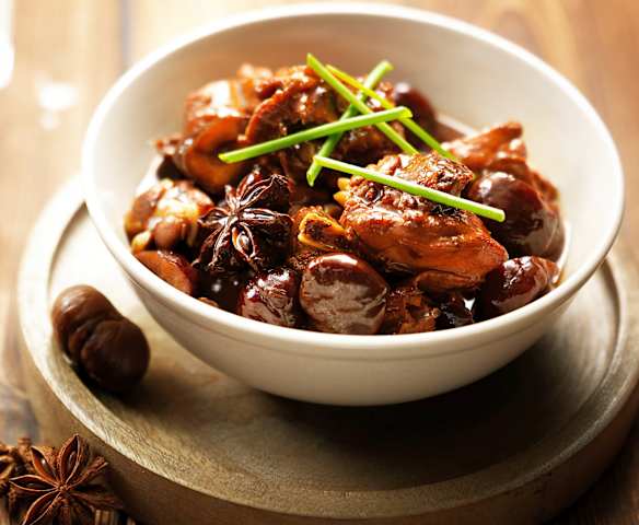 板栗烧鸡