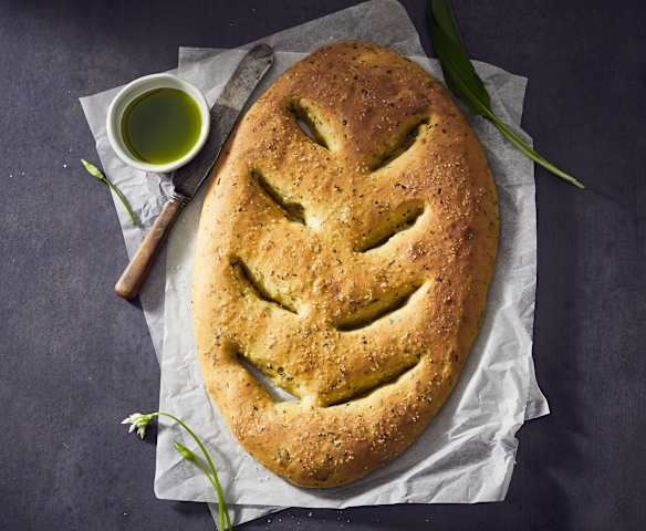 Bärlauch-Fougasse