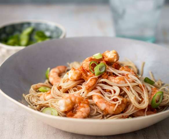 Steamed Garlic Prawns