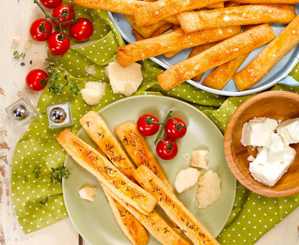 Sýrové tyčinky s bylinkami