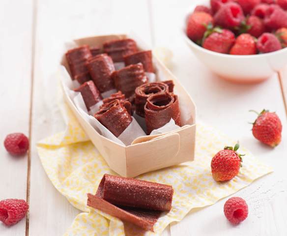 Żujki truskawkowo-malinowe