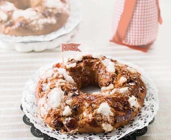 Minibolos-rei de chocolate