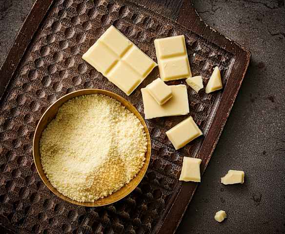 Chocolate blanco rallado fino (polvo de chocolate, 70-200 g)