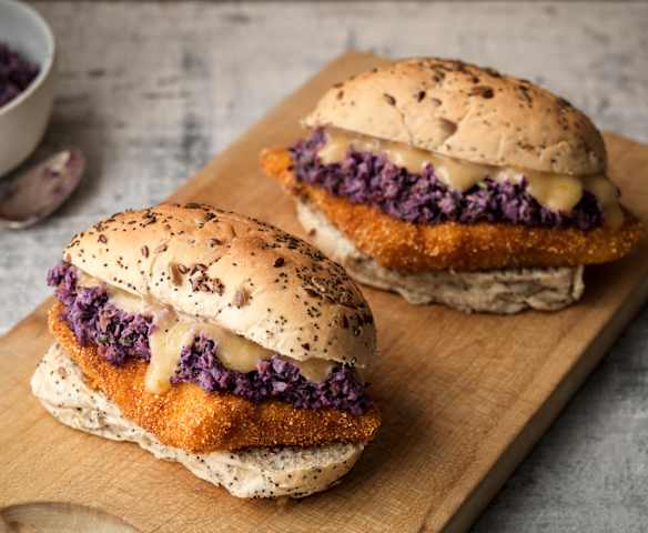 Crispy Fish Sandwiches with Honey Lime Slaw