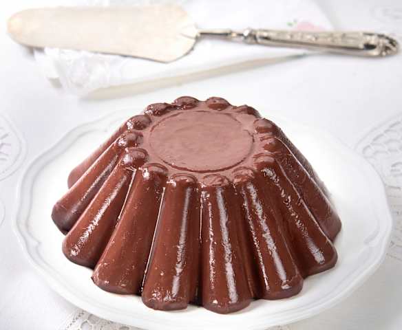 Budino al cioccolato (senza glutine e senza uova)