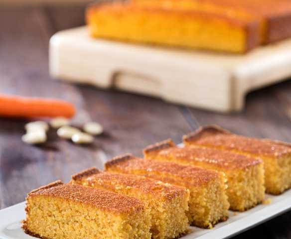 Bizcocho de zanahoria y almendra