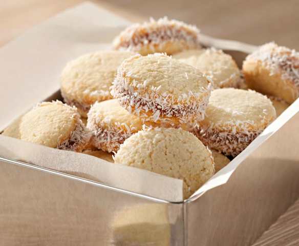 Alfajores rellenos de dulce de leche