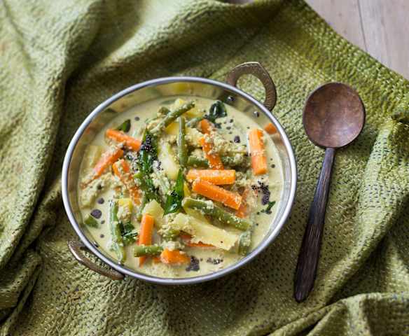 Avial (vegetables in yoghurt)