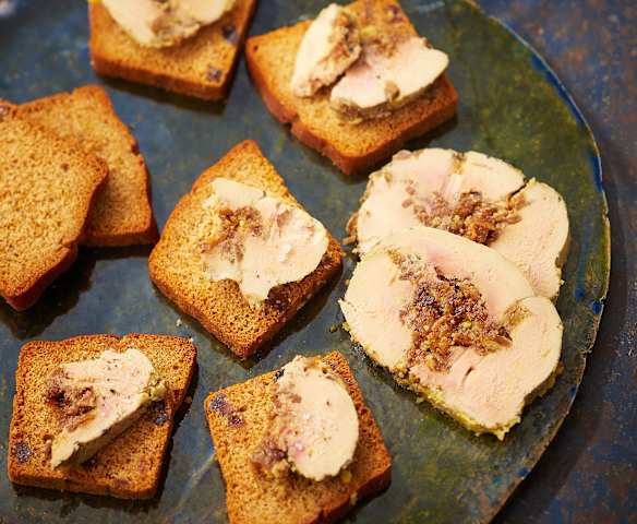 Foie gras aux figues et à l'armagnac