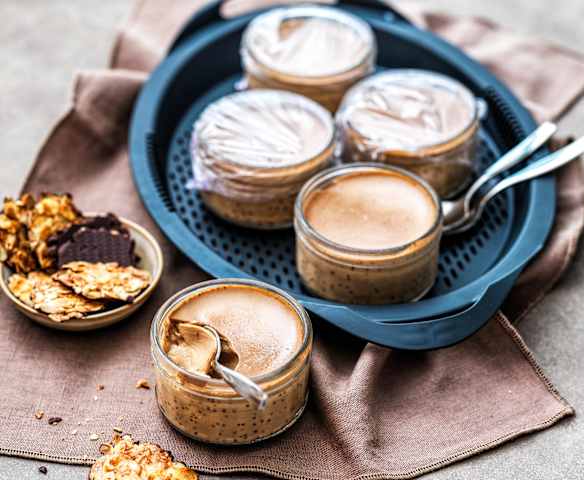 Crème dessert aux noisettes