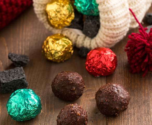 Cioccolatini ai wafer e nocciole (vegan) Cioccolatini ai wafer e nocciole (vegan)